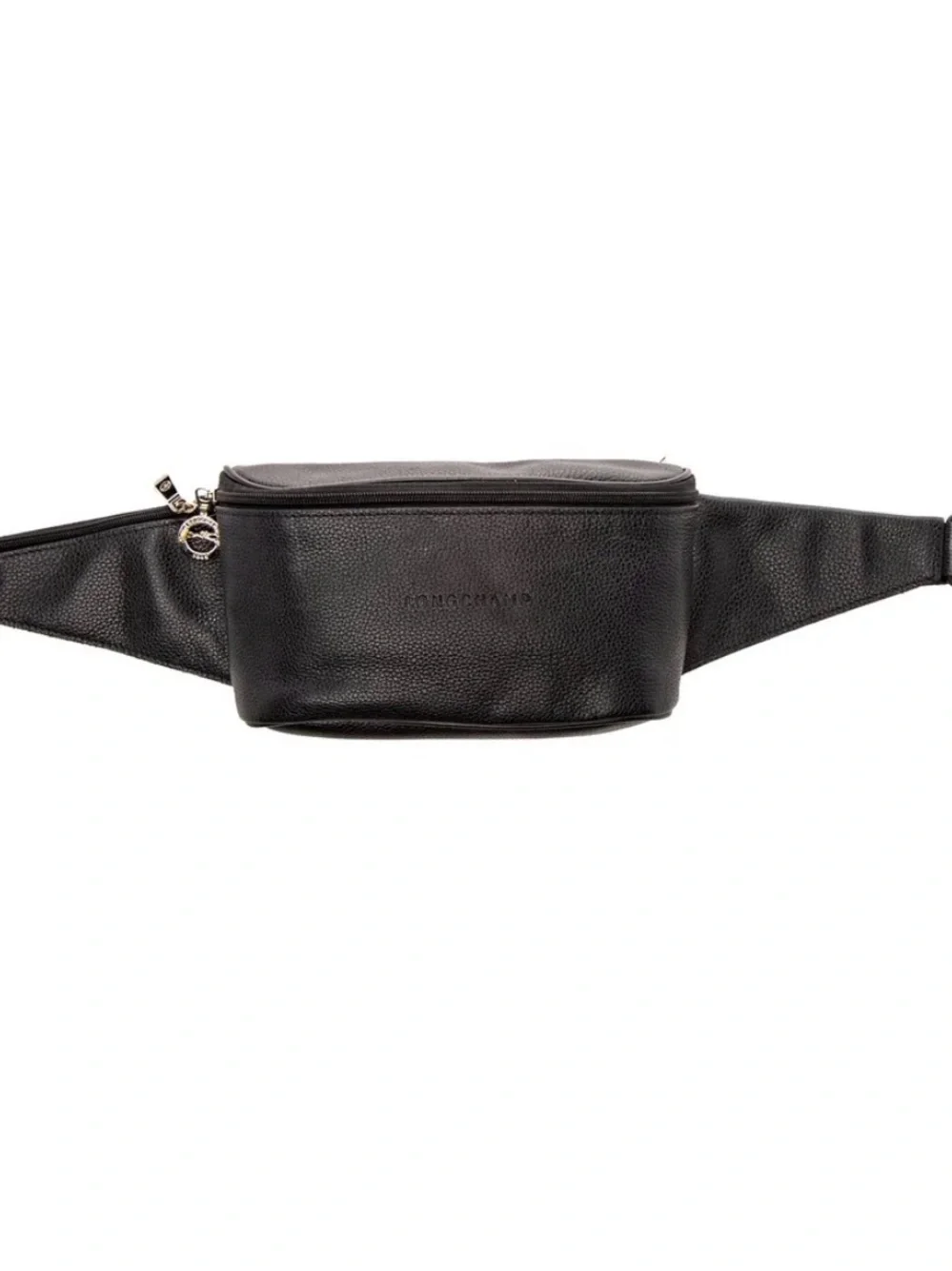 Longchamp Black Leather Belt Bag - Picture 9 of 13